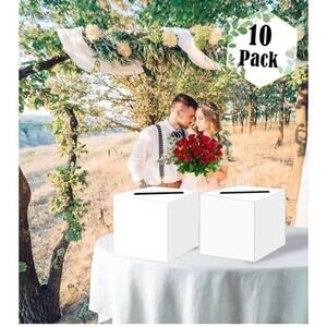 10 Pack Wedding Guest Book Card Box - 10 Pack, Customizable Keepsake